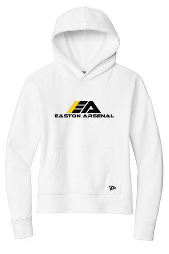 New Era® Ladies Comeback Fleece Pullover Hoodie With Logo