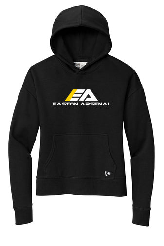 New Era® Ladies Comeback Fleece Pullover Hoodie With Logo